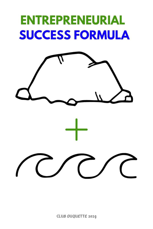 HOW TO SURVIVE + THRIVE AS ENTREPRENEURS: BE THE ROCK AND THE COOL WATER