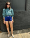 Forget Me Not Puff Sleeve Blouse