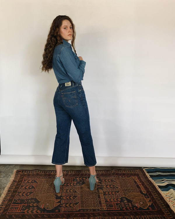 Levi's Ribcage Straight Wellthread Indigo Hemp