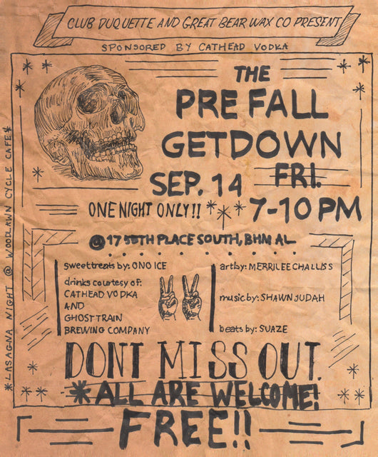 IT'S PARTY TIME! The PREFALL GETDOWN is Friday 9/14