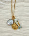 Ocean Charm Cluster Necklace
